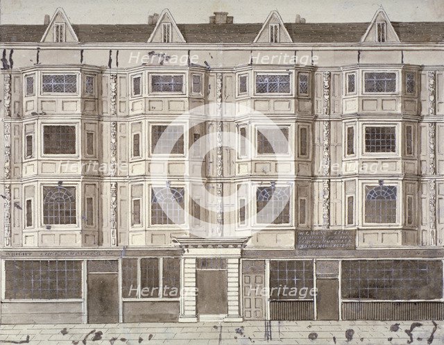 Aldersgate Street, London, c1820(?). Artist: Anon