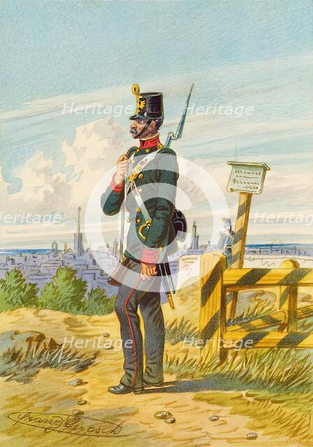 Soldier, undated. Creator: Franz Gerasch.