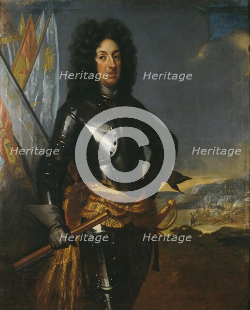 Adam Ludvig Lewenhaupt, 1659-1719, count, general, late 17th-early 18th century. Creator: David von Krafft.