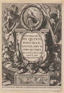 Title Page for Apostolicarvm PII Qvinti Pont. Max..., 1640. Creator: Unknown.