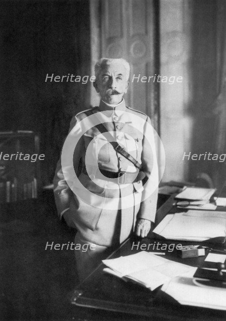 Hubert Lyautey, French First World War general and Minister of War, (1926). Artist: Unknown