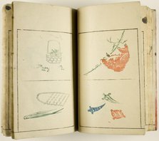 Keisai soga (Sketches of Keisai), one vol. of 5, Japan, 19th century. Creator: Kitao Masayoshi.