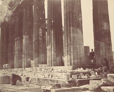 [Details of the Colonnade of the Parthenon, Athens], ca. 1870s. Creator: Felix Bonfils.