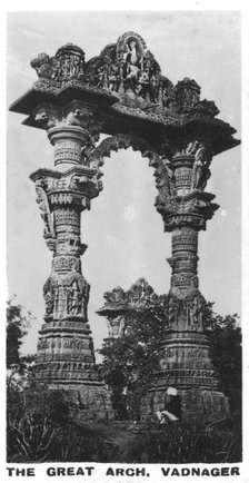 The Great Arch, Vadnagar, Gujarat, India, c1925. Artist: Unknown