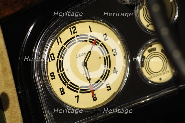 Cadillac V8 355d coupe by Fisher 1934. Artist: Simon Clay.