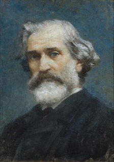 Portrait of the Composer Giuseppe Verdi (1813-1901), 1887.