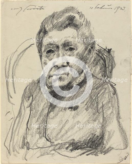 Mrs. Hedwig Berend, 1923. Creator: Lovis Corinth.