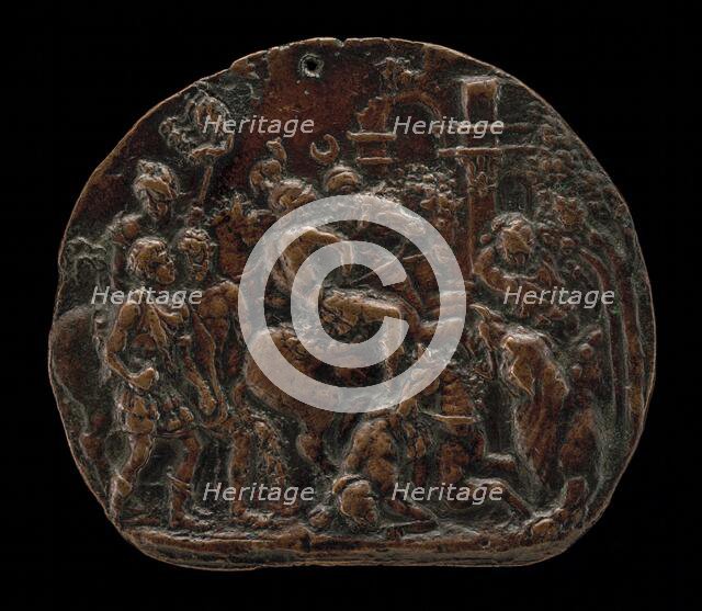 Saint George and the Dragon, early 16th century. Creator: Unknown.