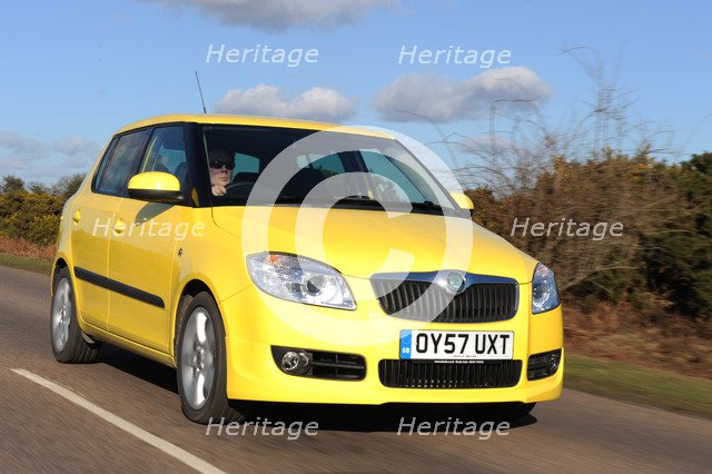 SKODA Fabia 2007. Artist: Simon Clay.