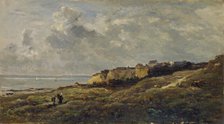 Coastal Landscape in Normandy (Villerville-sur-Mer), 1868. Creator: Jean-Baptiste-Camille Corot