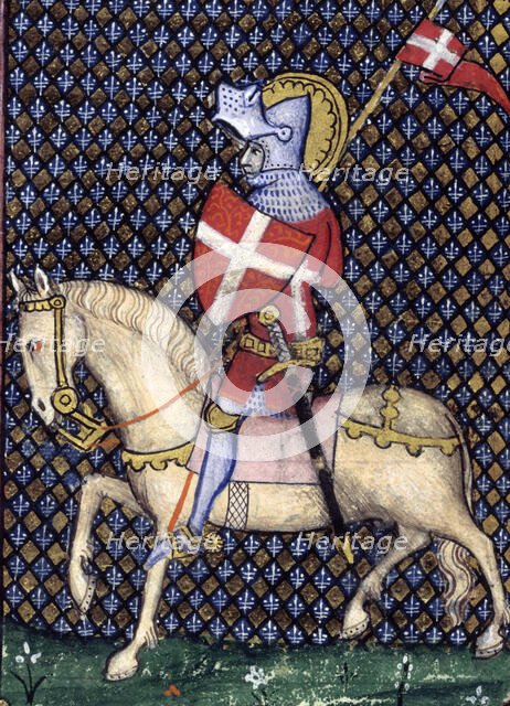 St Maurice as a knight, late 14th century. Creator: Unknown.
