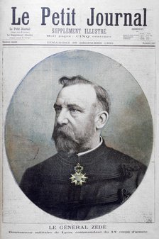 General Zede, military governor of Lyon, France, 1895. Creator: F Meaulle.