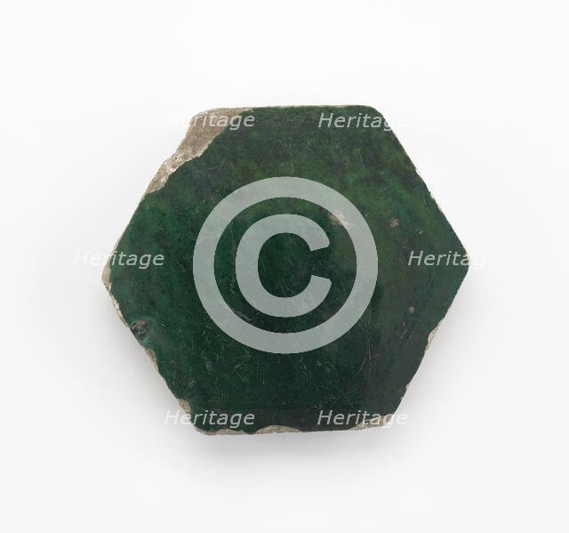 Tile, Ottoman period, 14th or 17th century. Creator: Unknown.