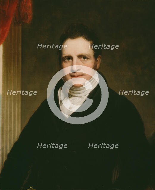 Thomas Abthorpe Cooper (1776-1849), c. 1822. Creator: Chester Harding.
