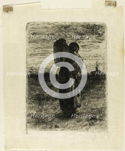 Homewards, n.d. Creator: Jozef Israels.