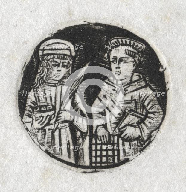 St. Lawrence and St. Lucy, c. 1487. Creator: Unknown.