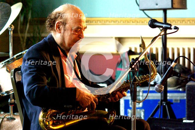 Danny Moss, Danny Moss Group, Brecon Jazz Festival, Powys, Wales, 2007. Creator: Brian O'Connor.