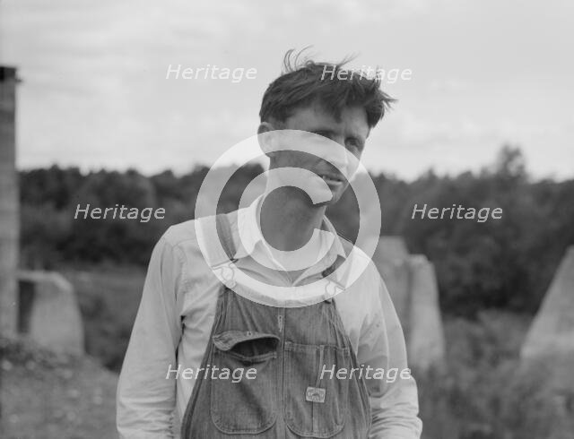 Man who worked in Fullerton, Louisiana lumber mill for fifteen years, 1937. Creator: Dorothea Lange.