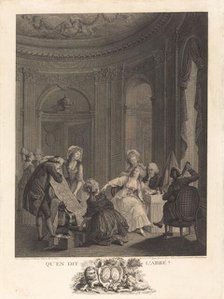 Qu'en dit l'Abbé?, 1788. Creator: Nicolas Delaunay.