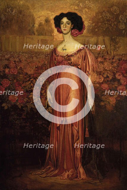 La hermana de las rosas (The Sister of the Roses), 1908. Creator: Néstor, (Néstor Martín-Fernández de la Torre) (1887-1938).