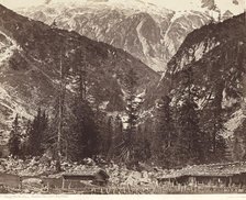 Chalet de Handeck, Hasli Valley, Canton Bern, Switzerland, c. 1860. Creators: Auguste-Rosalie Bisson, Louis-Auguste Bisson.
