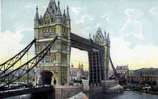 Tower Bridge, London, 20th Century. Artist: Unknown