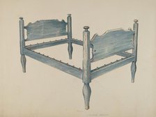 Bedstead, 1935/1942. Creator: Robert Gilson.