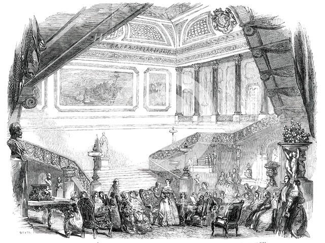 Meeting of the Ladies' Committee...in Aid of the Great Exhibition..., 1850. Creator: Smyth.