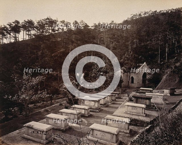 The Parsee Cemetery, Happy Valley, Hong Kong, c1873.  Creator: William Pryor Floyd.