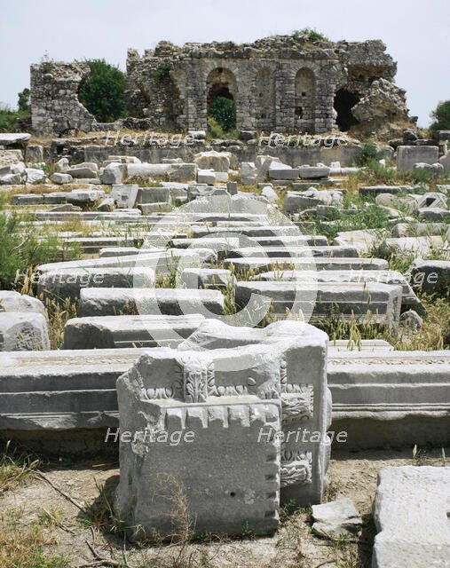 Temple of Athena, Troy IX stratum, Troy, Turkey, 2005. Creator: Unknown.