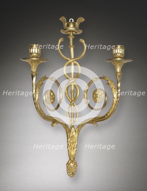 Louis XVI Style Candle Bracket, c. 1775-1790. Creator: Unknown.