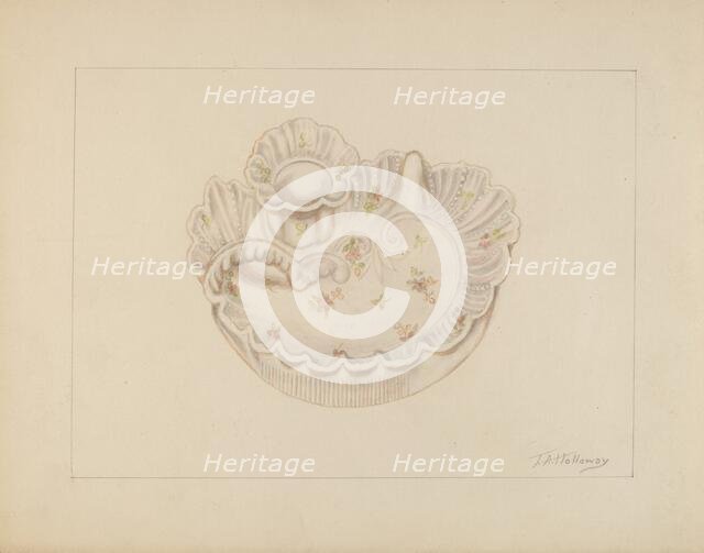 Candle Holder, c. 1937. Creator: Thomas Holloway.