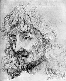 'Study of a Head', 17th century (1882). Artist: Unknown