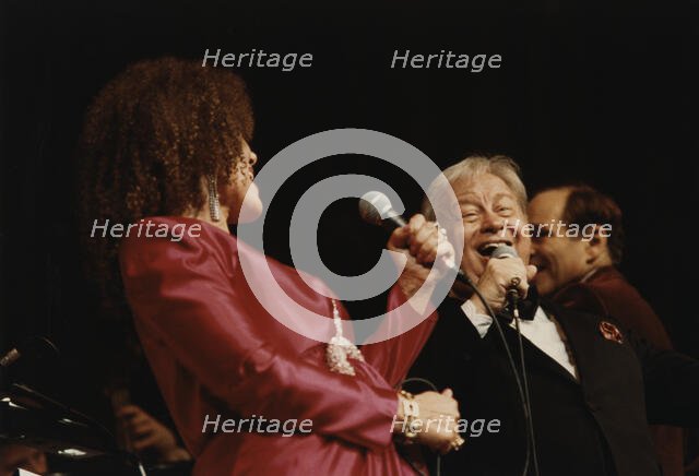 Mel Torme, Cleo Laine, Barbican, London, 1991. Creator: Brian Foskett.