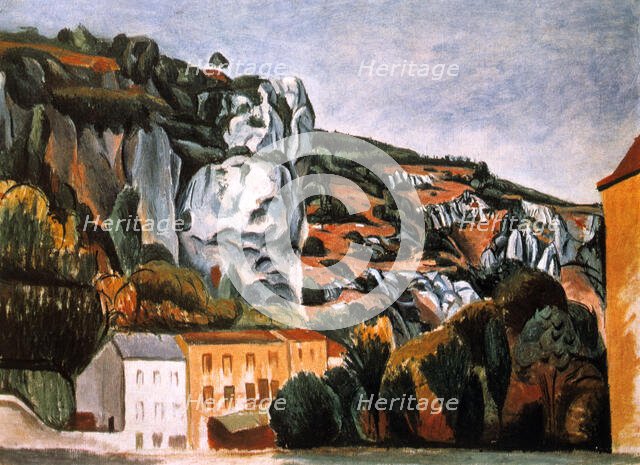 'Cliffs', 1912. Creator: Andre Derain.