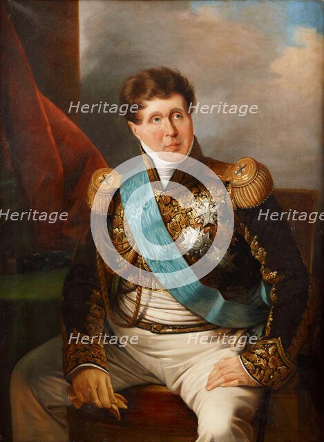 Portrait of Claude-Victor Perrin, Duke of Belluno (1764-1841), Marshal of the Empire. Creator: Anonymous.