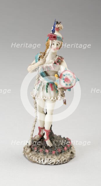 Soldier, France, 1700/50. Creator: Verres de Nevers.