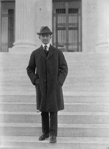 Mr. Hill of Richmond - at Treasury, 1913. Creator: Harris & Ewing.
