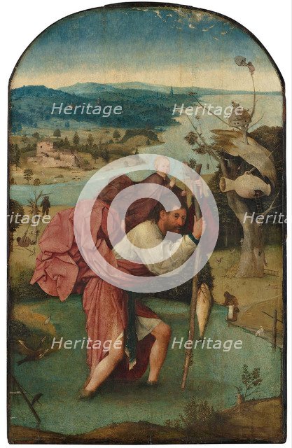 Saint Christopher, 1490s. Artist: Bosch, Hieronymus (c. 1450-1516)