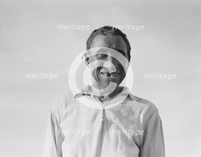 Negro on the Aldridge Plantation, Mississippi, 1937. Creator: Dorothea Lange.