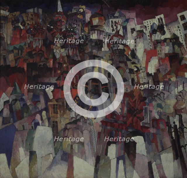 Moscow, 1913. Artist: Lentulov, Aristarkh Vasilyevich (1882-1943)