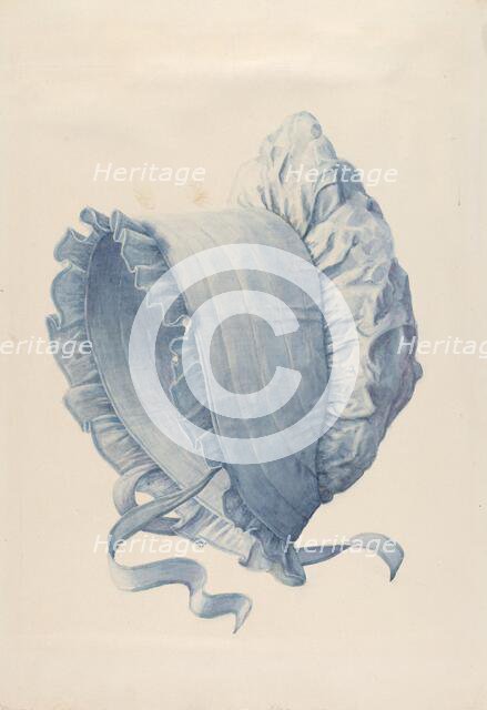 Sun Bonnet, c. 1938. Creator: Wilford H. Shurtliff.