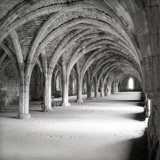The Cellarium, Fountains Abbey, Yorkshire, c1955.  Creator: Arthur Charles Kirby Ware.