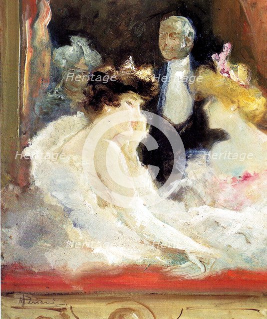 At a box of the Teatro alla Scala.