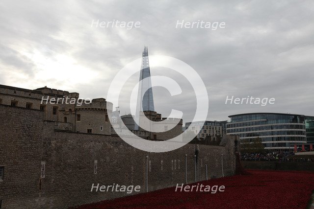 'Blood Swept Lands and Seas of Red', Tower of London, 2014.  Artist: Sheldon Marshall
