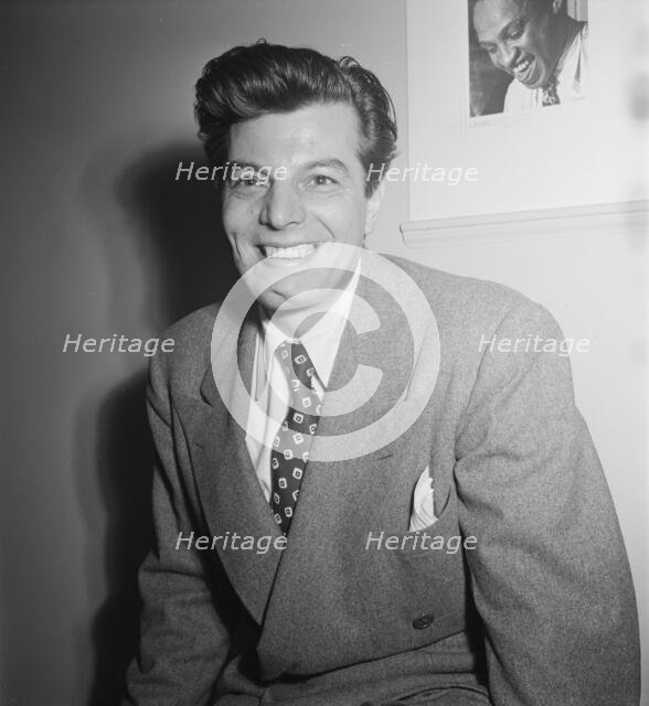 Portrait of Joe Marsala, William P. Gottlieb's home or office, New York, N.Y., ca. June 1947. Creator: William Paul Gottlieb.