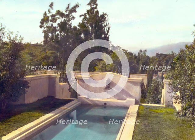 "Mi Suen~o," Herbert Coppell house, 1245 South Grand Avenue, Pasadena, California, 1917. Creator: Frances Benjamin Johnston.