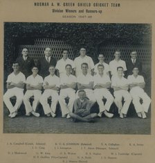 Mosman A.W. Green Shield Cricket Team. Creator: Unknown.