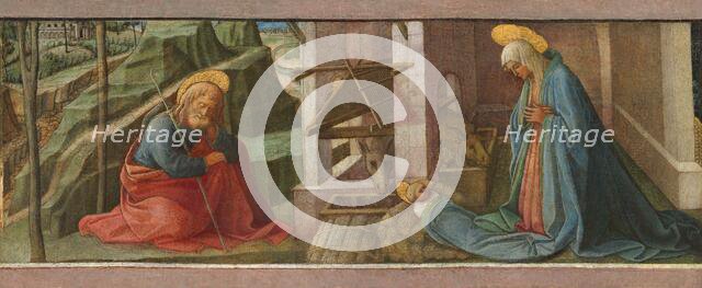 The Nativity, probably c. 1445. Creators: Filippo Lippi, Workshop of Fra Filippo Lippi.