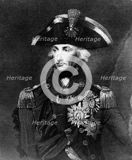 Vice Admiral Horatio Nelson, 19th century. Artist: Unknown